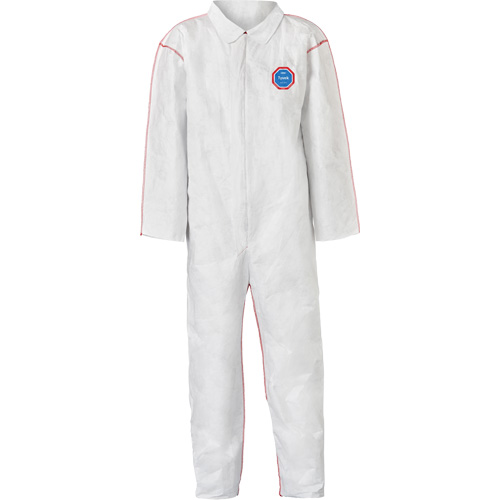 SFR Coveralls with Collar, Medium, White, Tyvek&reg; 400 Groupe Belzile Dickner