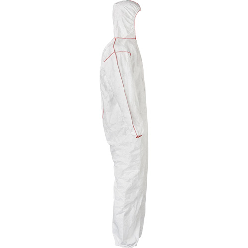 SFR Coveralls with Hood, Medium, White, Tyvek&reg; 400 Groupe Belzile Dickner