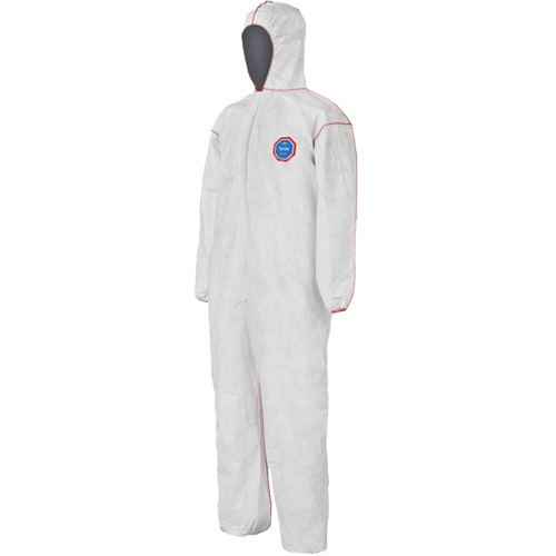 SFR Coveralls with Hood, Medium, White, Tyvek&reg; 400 Groupe Belzile Dickner