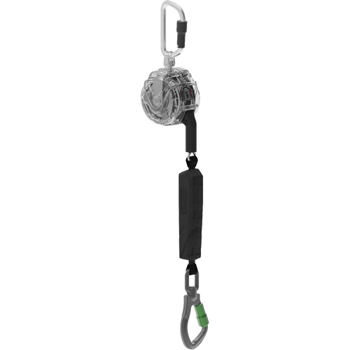 V-TEC ALTAKS Personal Fall Limiter-Cable, 10', Galvanized Steel, Swivel Groupe Belzile Dickner