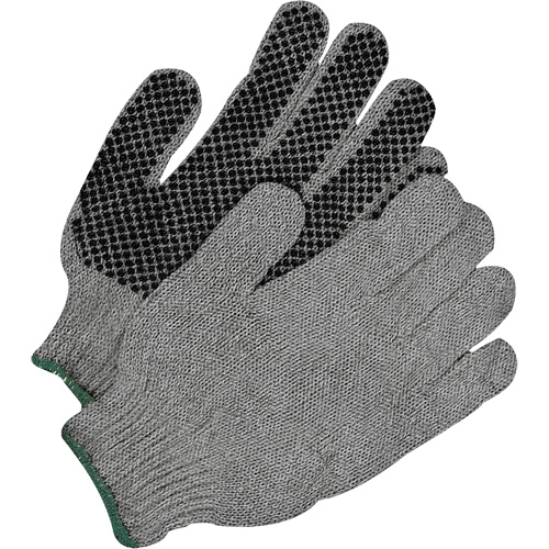 Grip Gloves, Poly/Cotton, Single Sided, X-Large Groupe Belzile Dickner