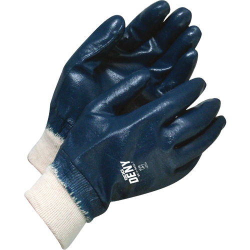 Deny&reg; Gloves with Knit Wrist, 7, Nitrile Coating, Cotton Shell Groupe Belzile Dickner