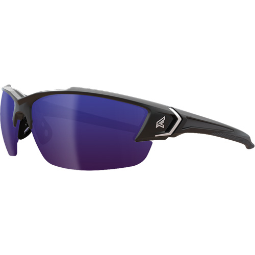 Khor G2 Safety Glasses, Blue Mirror Lens, Anti-Scratch/Polarized, ANSI Z87+/MCEPS GL-PD 10-12/Meets/Exceeds CSA Z94.3 Groupe Belzile Dickner