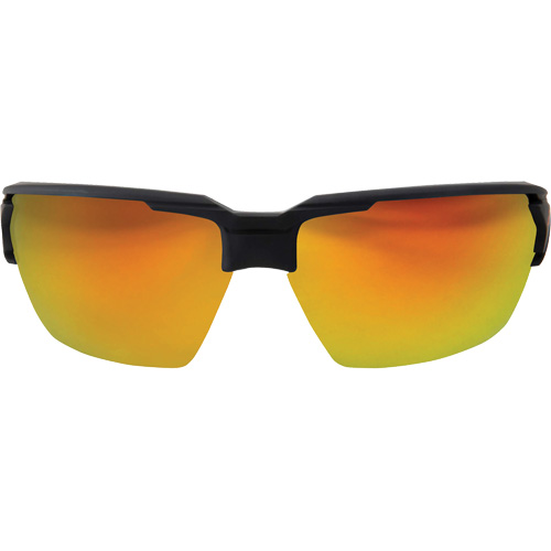 Pumori Safety Glasses, Red/Mirror Lens, Anti-Scratch, ANSI Z87+/MCEPS GL-PD 10-12/Meets/Exceeds CSA Z94.3 Groupe Belzile Dickner
