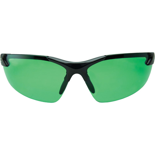 Zorge G2 Safety Glasses, Green Lens, Anti-Scratch, ANSI Z87+/MCEPS GL-PD 10-12/Meets/Exceeds CSA Z94.3 Groupe Belzile Dickner
