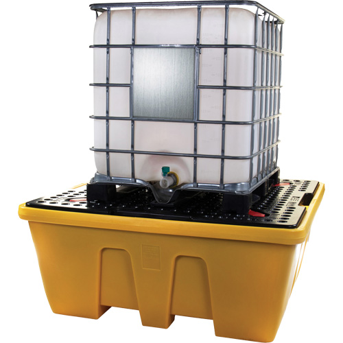 IBC Spill Pallet, 333 US gal. Spill Capacity, 66" x 66" x 27.5" Groupe Belzile Dickner