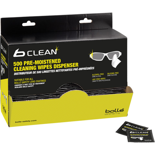 Lingettes nettoyantes pr&eacute;mouill&eacute;es B-Clean B500 Groupe Belzile Dickner
