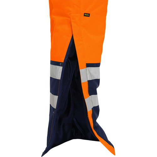 Bisley&reg; Extreme Cold Bib Overall, Polyester, Small, High Visibility Orange Groupe Belzile Dickner