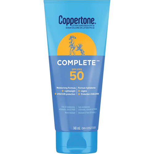 Protection solaire compl&egrave;te Coppertone, FPS 50, Lotion Groupe Belzile Dickner