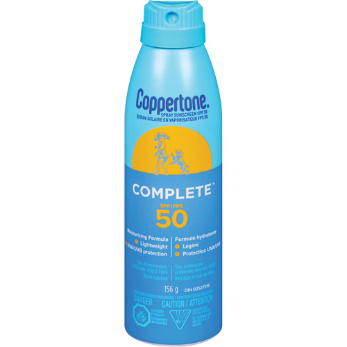 Protection solaire compl&egrave;te Coppertone, FPS 50, Vaporisateur Groupe Belzile Dickner