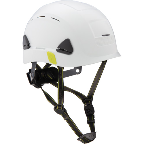 Casque de s&eacute;curit&eacute; d'escalade Fibre Metal, R&eacute;pond aux normes CSA type 2, Suspension Rochet, Ventil&eacute; Groupe Belzile Dickner