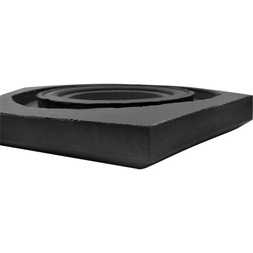 Rubber Channelizer Base, 15 lbs. Groupe Belzile Dickner