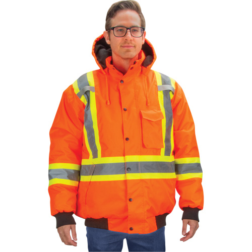 Parka d'hiver imperm&eacute;able 7-en-1, Orange haute visibilit&eacute;, Moyen Groupe Belzile Dickner