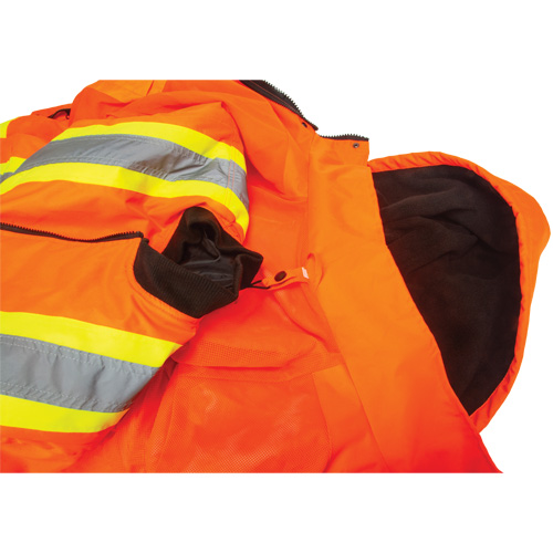 Parka d'hiver imperm&eacute;able 7-en-1, Orange haute visibilit&eacute;, Moyen Groupe Belzile Dickner