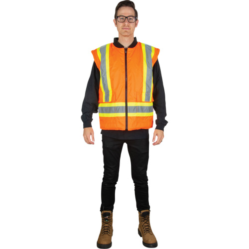 Parka d'hiver imperm&eacute;able 7-en-1, Orange haute visibilit&eacute;, Moyen Groupe Belzile Dickner