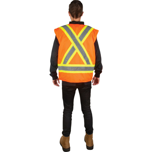 Parka d'hiver imperm&eacute;able 7-en-1, Orange haute visibilit&eacute;, Moyen Groupe Belzile Dickner