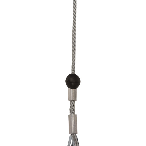 SRL-73302-40LE Cordage de s&eacute;curit&eacute; autor&eacute;tractable, 40', Acier galvanis&eacute;, Pivotant Groupe Belzile Dickner