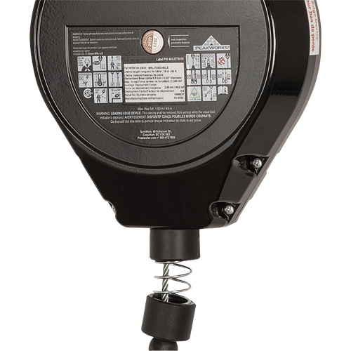 SRL-73302-60LE Cordage de s&eacute;curit&eacute; autor&eacute;tractable, 60', Acier galvanis&eacute;, Pivotant Groupe Belzile Dickner