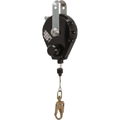 SRL-73303-60 Cable Self-Retracting Lifeline with Recovery, 60', Galvanized Steel, Swivel Groupe Belzile Dickner