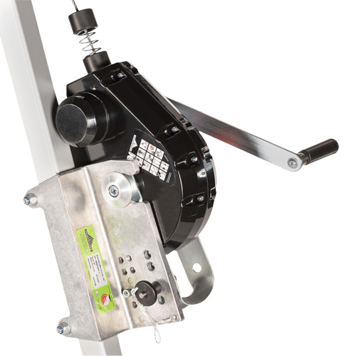 SRL-73303-60 Cable Self-Retracting Lifeline with Recovery, 60', Galvanized Steel, Swivel Groupe Belzile Dickner