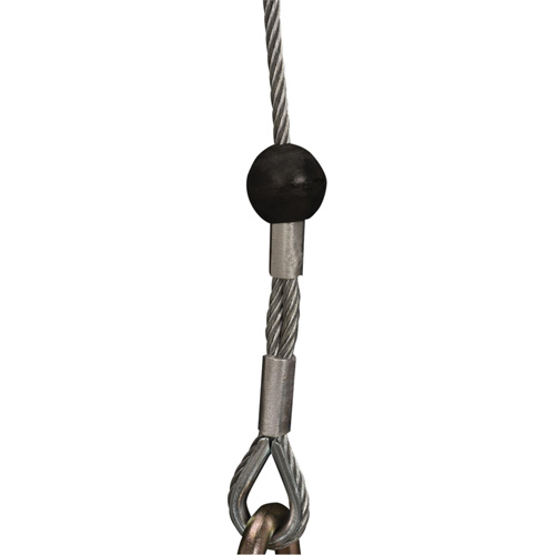 SRL-73303-96 Cable Self-Retracting Lifeline with Recovery, 96', Galvanized Steel, Swivel Groupe Belzile Dickner
