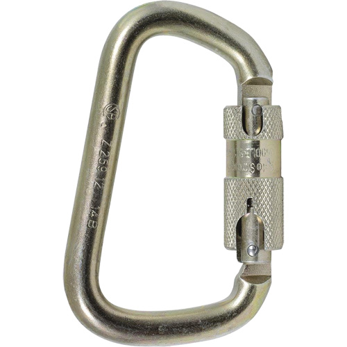 CP-03015-1 Zinc Plated Carabiner with 1" Gate Opening, Steel Groupe Belzile Dickner