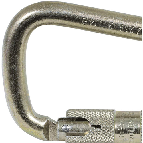 CP-03015-1 Zinc Plated Carabiner with 1" Gate Opening, Steel Groupe Belzile Dickner