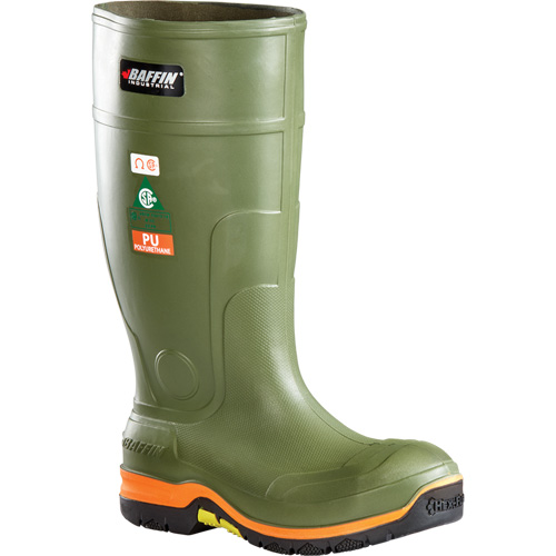 Hercules Men's Safety Boots, Thermal Polyurethane, Aluminum Toe, Size 4, Puncture Resistant Sole Groupe Belzile Dickner