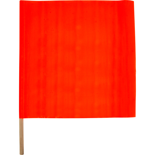 Drapeau de s&eacute;curit&eacute; routi&egrave;re, Mailles, Avec manche Groupe Belzile Dickner