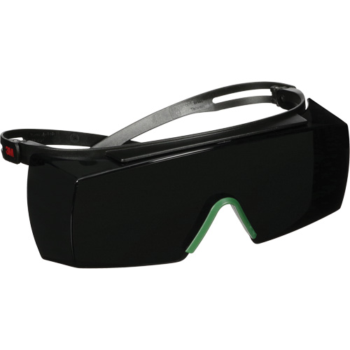 SecureFit 3700 Series Safety Glasses SF3750AS-BLK, Grey/IR 5.0 Lens, Anti-Scratch, ANSI Z87+/Meets/Exceeds CSA Z94.3 Groupe Belzile Dickner