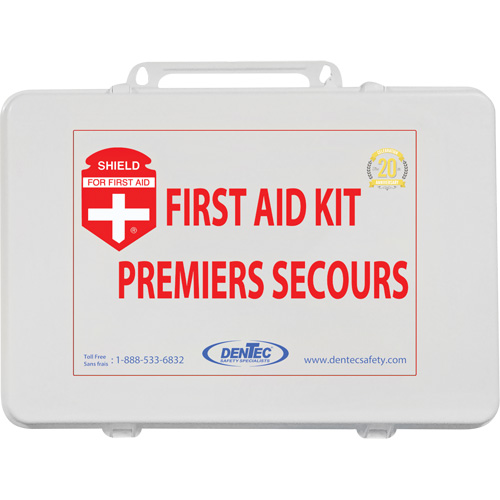 Trousse de premiers soins Shield, Colombie-Britannique/R&eacute;pond &agrave; la norme CSA Z1220-17 type 2 environnements &agrave; faible risque, Moyen (26-50 travailleurs) Groupe Belzile Dickner