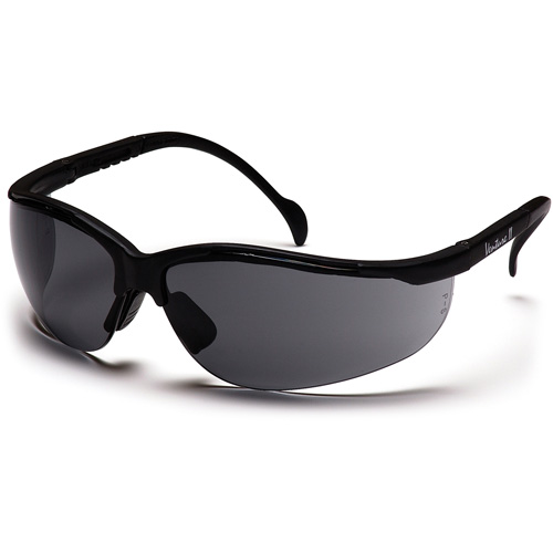 Venture II&reg; Half-Frame Safety Glasses, Grey Lens, Anti-Fog/Anti-Scratch/Anti-Static, ANSI Z87+/Meets/Exceeds CSA Z94.3 Groupe Belzile Dickner