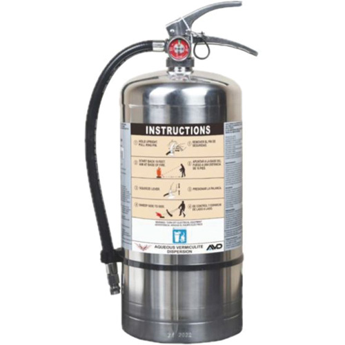 Fire Extinguisher for Lithium-ion Battery Fire Protection, AVD, 6 L Capacity Groupe Belzile Dickner