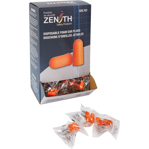 Foam Earplugs, Pair - Polybag Groupe Belzile Dickner