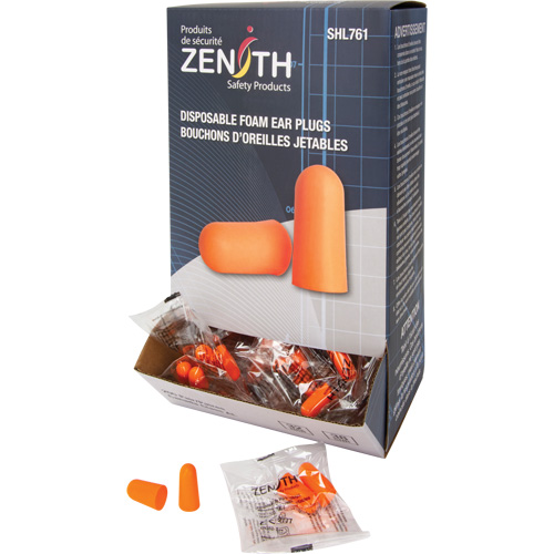Foam Earplugs, Pair - Polybag Groupe Belzile Dickner