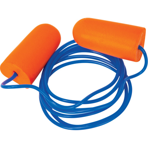 Bouchons d'oreilles en mousse, Paire - Sac en poly, Avec cordon Groupe Belzile Dickner