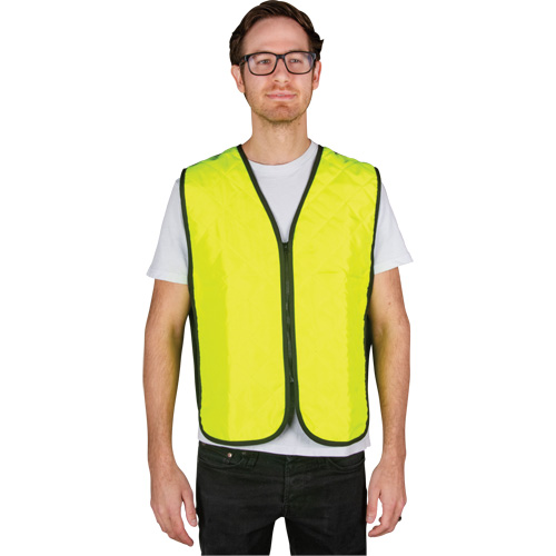Veste refroidissante &agrave; &eacute;vaporation, 2T-Grand, Jaune lime haute visibilit&eacute; Groupe Belzile Dickner