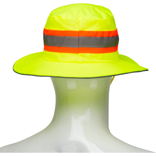 Chapeau de p&ecirc;cheur &agrave; refroidissement par &eacute;vaporation, Lime haute visibilit&eacute; Groupe Belzile Dickner
