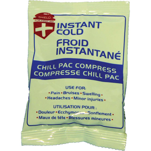 Compresse froide instantan&eacute;e Chill Pac, Froid, Utilisation unique, 4" x 6" Groupe Belzile Dickner