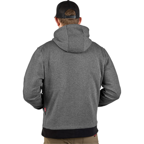 M12 Heated Hoodie with Battery, Men's, X-Large, Grey, Poly-Cotton Groupe Belzile Dickner