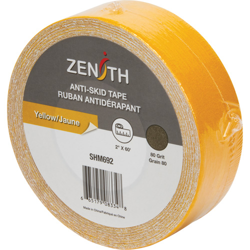 Anti-Skid Tape, 2" x 60', Yellow Groupe Belzile Dickner