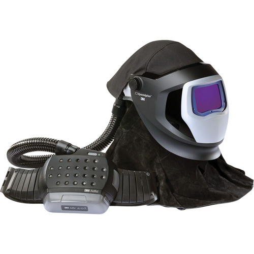 Adflo PAPR System with Versaflo M-Series Helmet & Speedglas Welding Shield Upgrade Kit, Welding Helmet, Lithium-Ion Battery Groupe Belzile Dickner