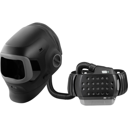 Casque de soudage Speedglas G5-03 Pro-Air avec syst&egrave;me de respirateur d'&eacute;puration d'air propuls&eacute; Adflo — SANS filtre autoassombrissant, Masque de soudage, Pile Lithium-ion Groupe Belzile Dickner