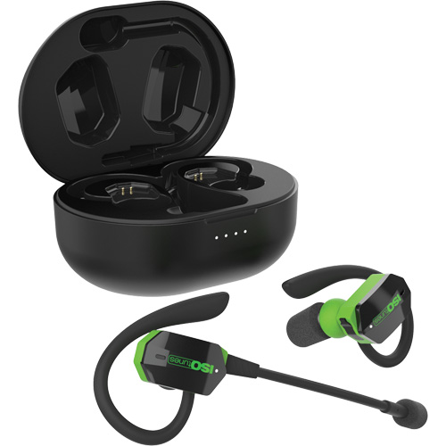 Black & Green UltraComm Aware Bluetooth Earbuds Groupe Belzile Dickner