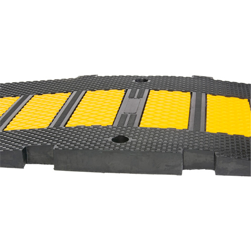 Middle Speed Hump, Rubber, 2' L x 8" W x 1-1/4" H Groupe Belzile Dickner