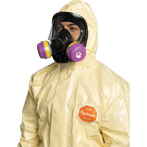 Tychem&reg; 6000 SFR Coverall, Size Small, Khaki Groupe Belzile Dickner