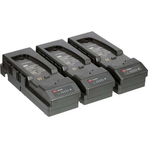 Emballage de chargeur de pile &agrave; trois postes Versaflo  pour APR motoris&eacute; TR-300+ Groupe Belzile Dickner