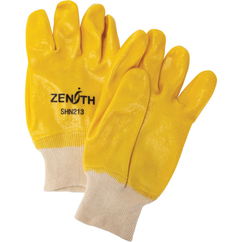 Gants &agrave; fini rugueux et r&eacute;sistants aux produits chimiques, Taille 9, 10" lo, PVC, Doublure en Interlock, 47-mil Groupe Belzile Dickner