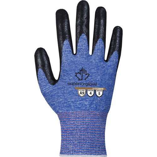 Extreme-Cut Glove, Size 7, 13 Gauge, Foam Nitrile Coated, TenActiv Shell, ASTM ANSI Level A9 Groupe Belzile Dickner
