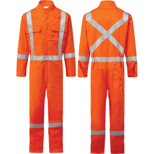 Combinaison FR Bizflame 88/12 Iona 7 oz. FR510, Taille 36, Orange Groupe Belzile Dickner